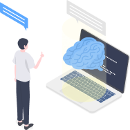 施策実行・AI-BPO推進のイラスト