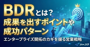 BDRとは？成果を出すポイントや成功パターン｜エンタープライズ開拓のカギを握る営業戦略